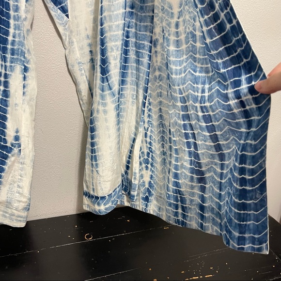 Lafayette 148 Womens Tie Dye Palazzo Wrap Front Pants - Picture 6 of 10